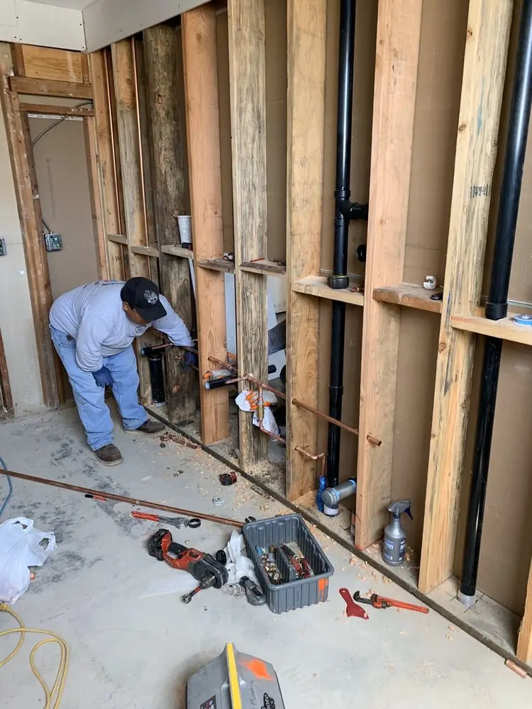 Commercial rough-in plumbing for Water Heater Replacement in Rio Paseo
